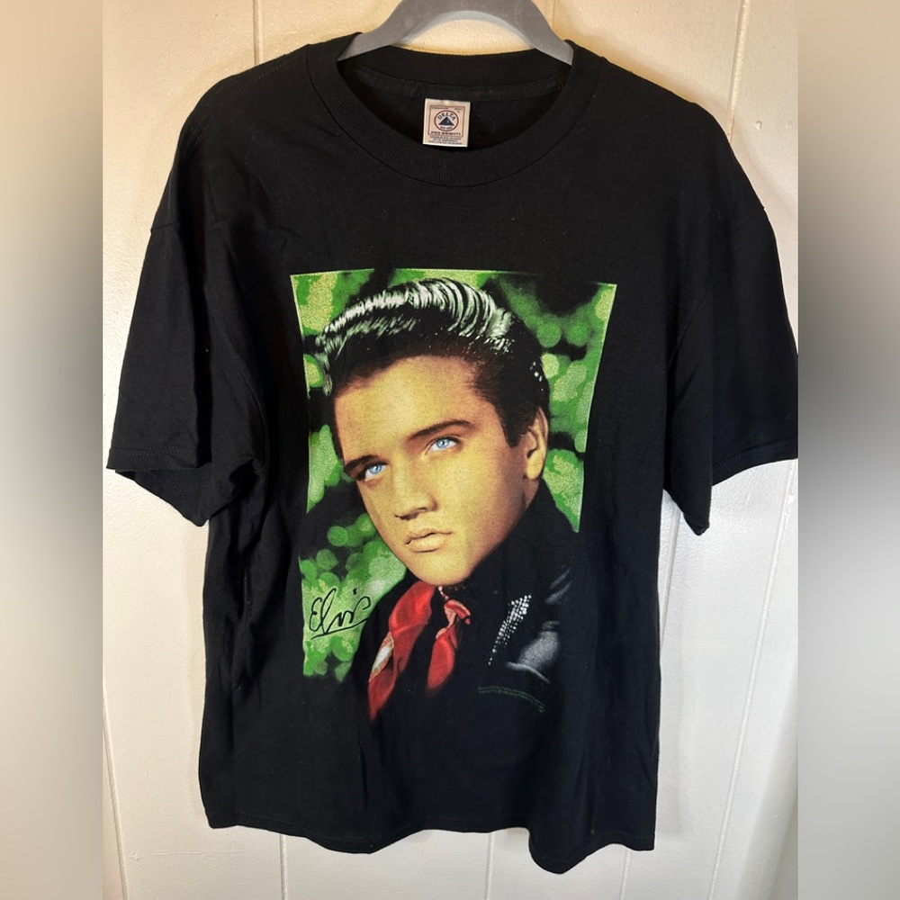 Vtg Elvis Presley Tee Shirt Size Large Delta Tag Pro Weight 1999